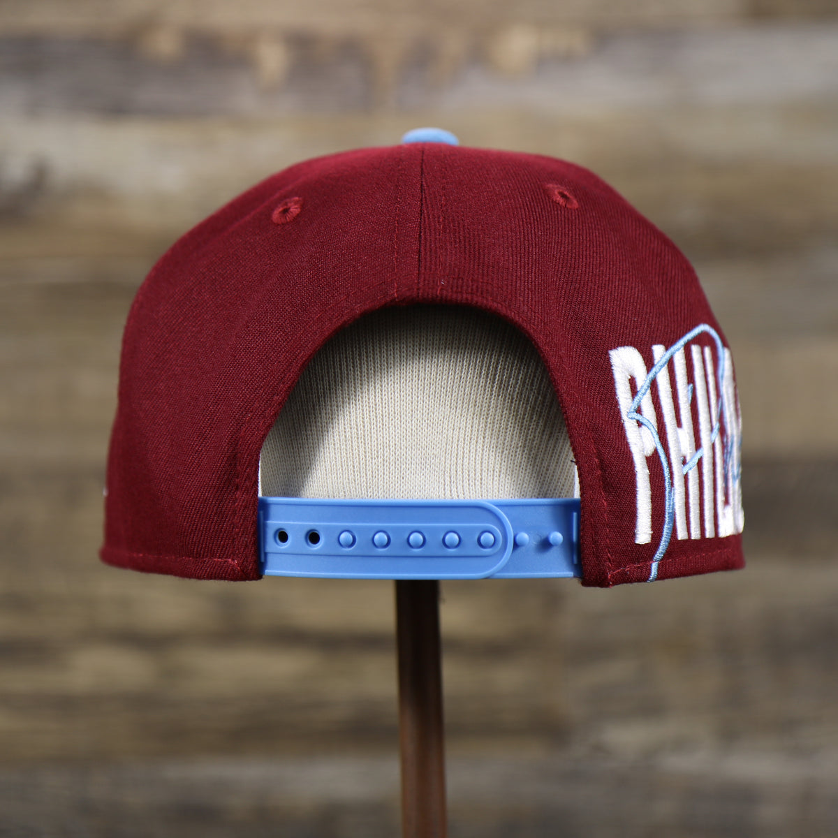 New Era Philadelphia Phillies Maroon Sidefront Edition 9Fifty Snapback Hat